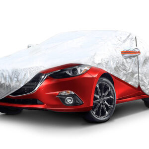 AMIO HUSA AUTO EXTERIOR CU FERMOAR, REFLECTIV, 120G + BUMBAC, ARGINTIU  L