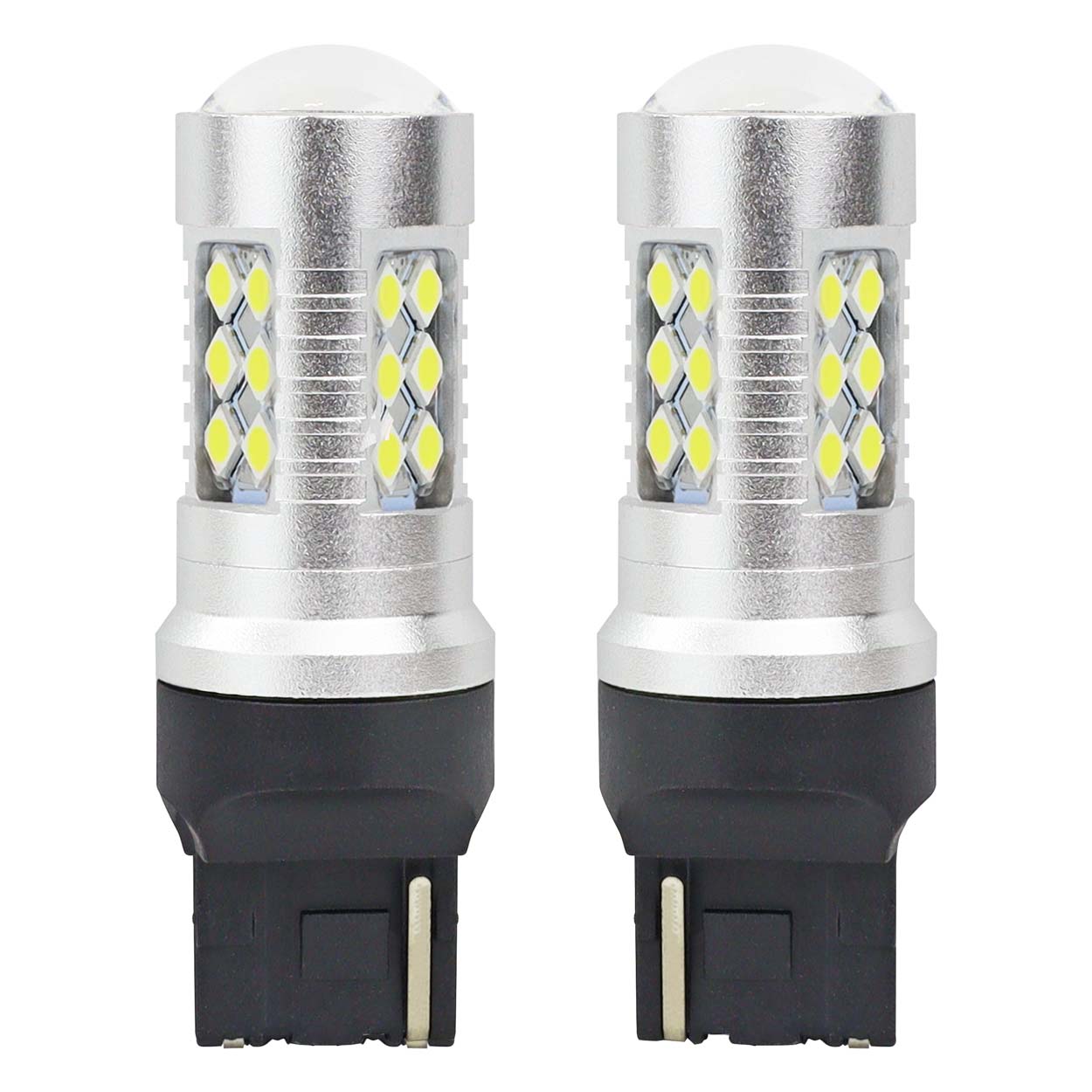 AMIO Lampa LED CANBUS 3030 24SMD T20 7440 W21W Alb 12V/24V 01173