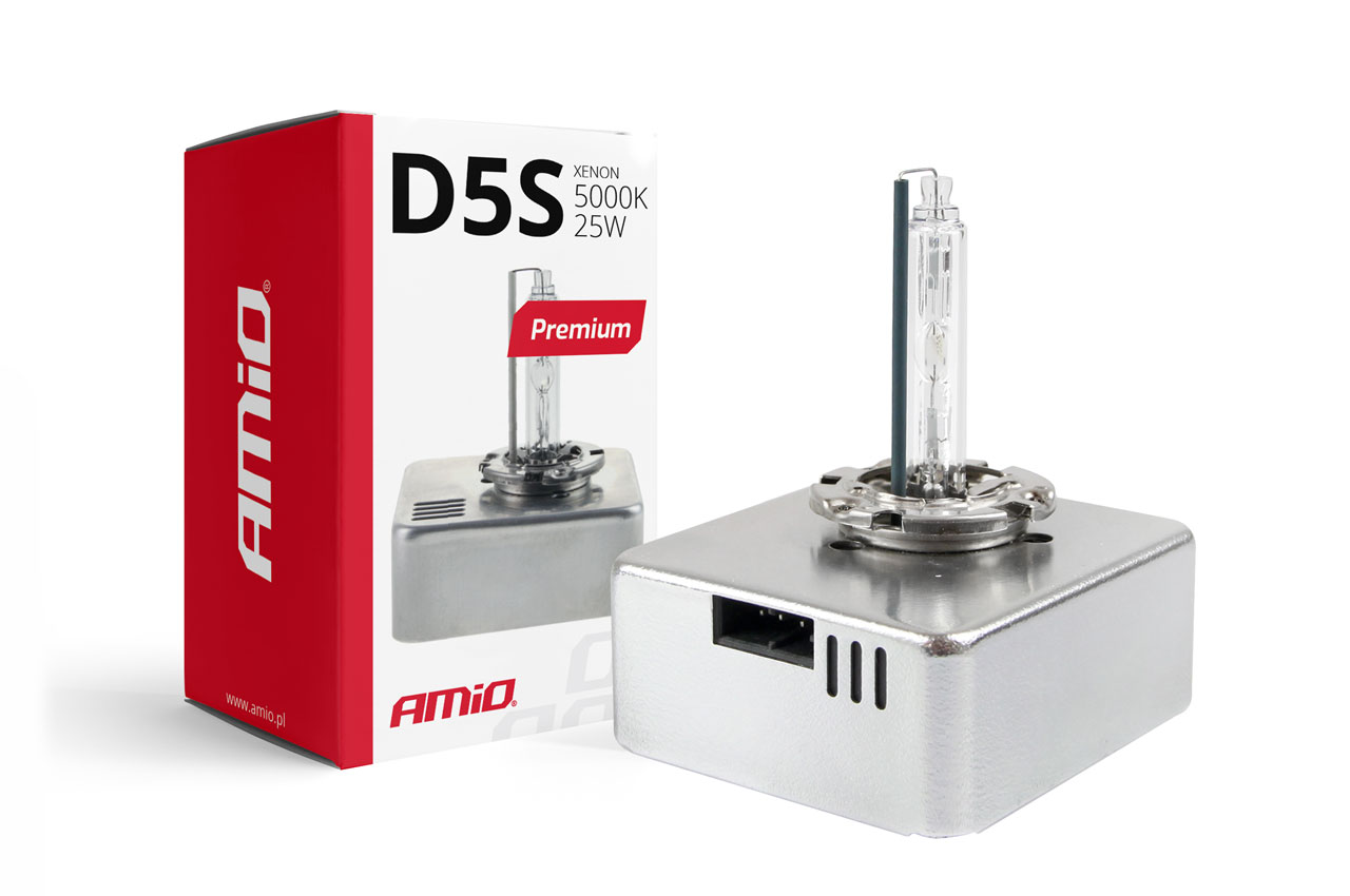 AMIO Lampa Xenon D5S 5000K Premium 25W 01220