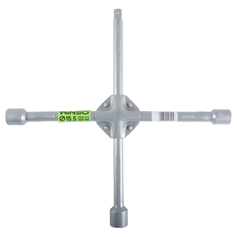 WINSO Cheie Cruce pentru roți de 17 mm, 19 mm, 21 mm, 148000