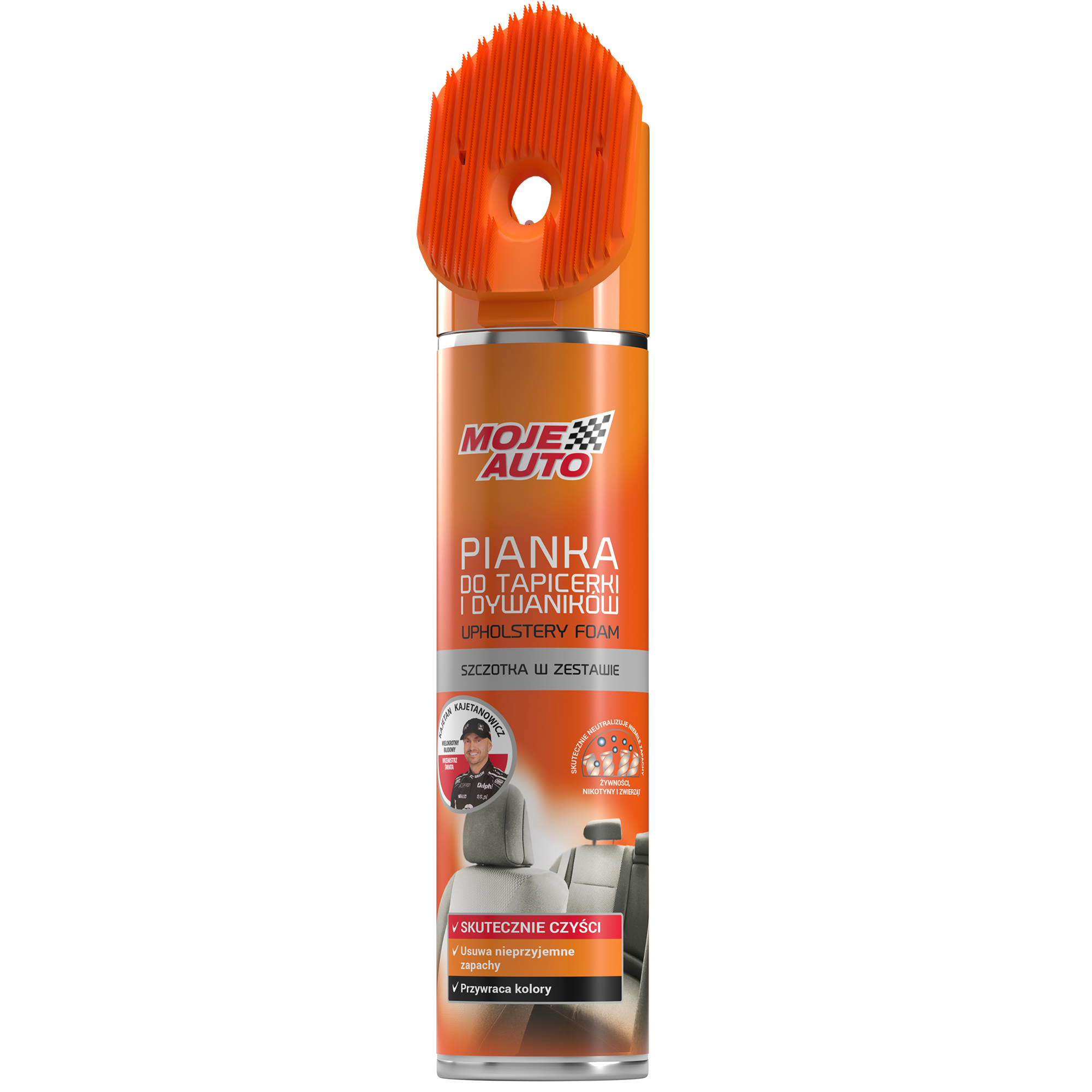 Moje Auto Spuma p/curatarea tapiteriei 520ml 19589 perie