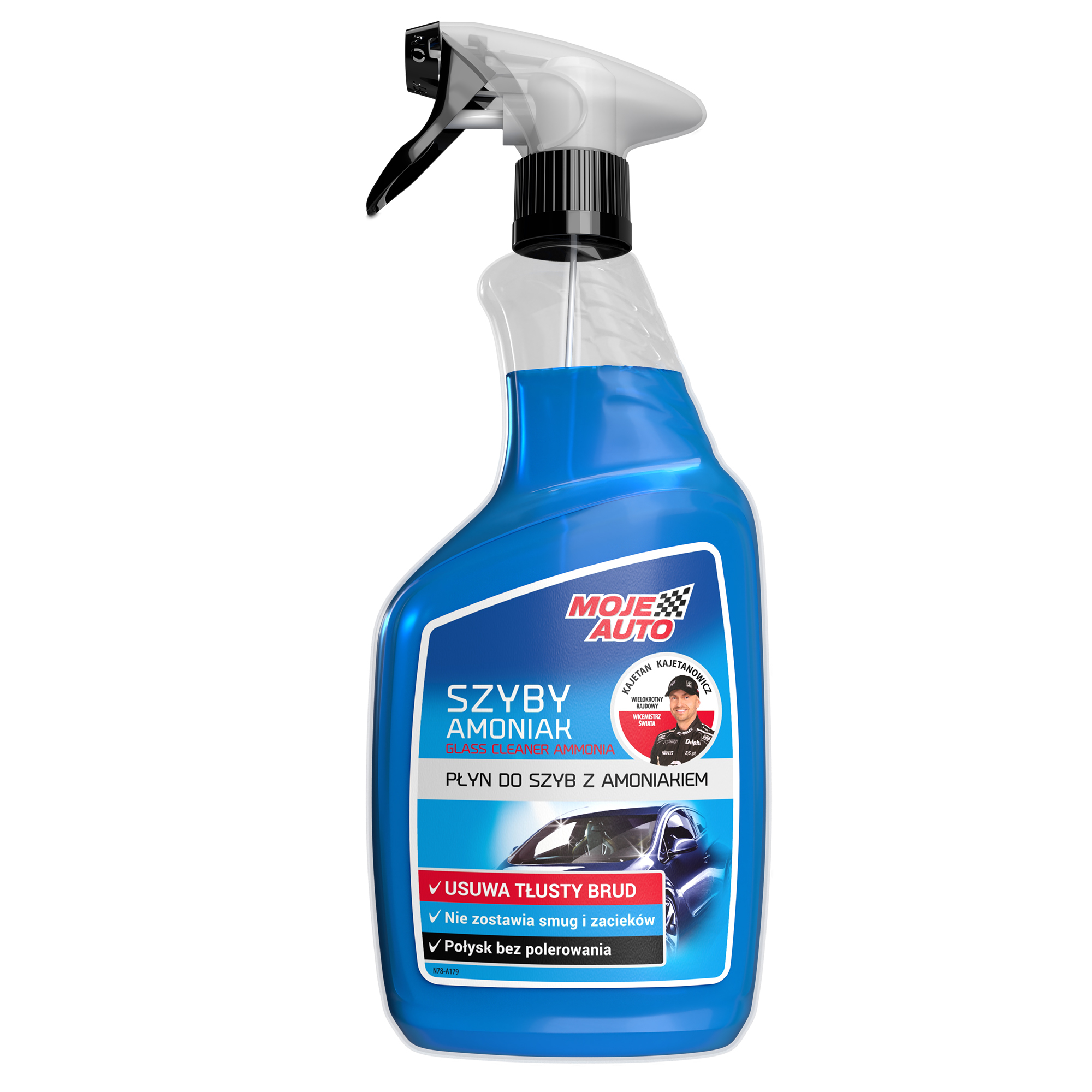 Moje Auto Amoniac p/curatarea sticlei 650ml 19602