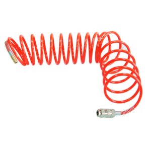 Furtun compresor 5 m, 6x8 mm, 18 bar cu cuplaj rapid, HAMMER 40956