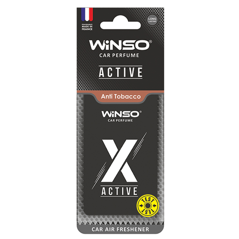 WINSO Car Air Frehener X Active Card Tabaco  533410