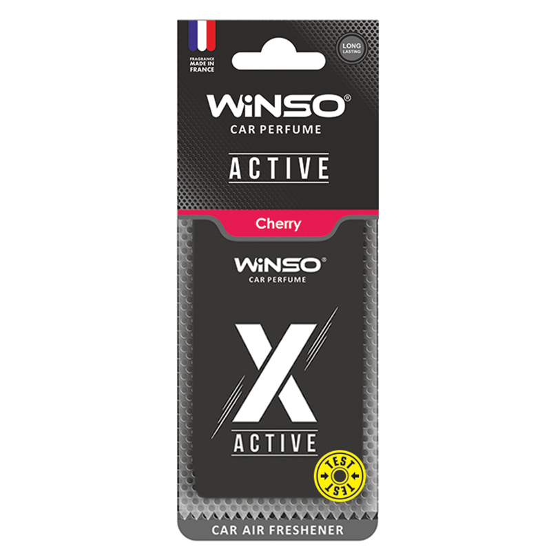 WINSO Car Air Frehener X Active Card Cherry  533450