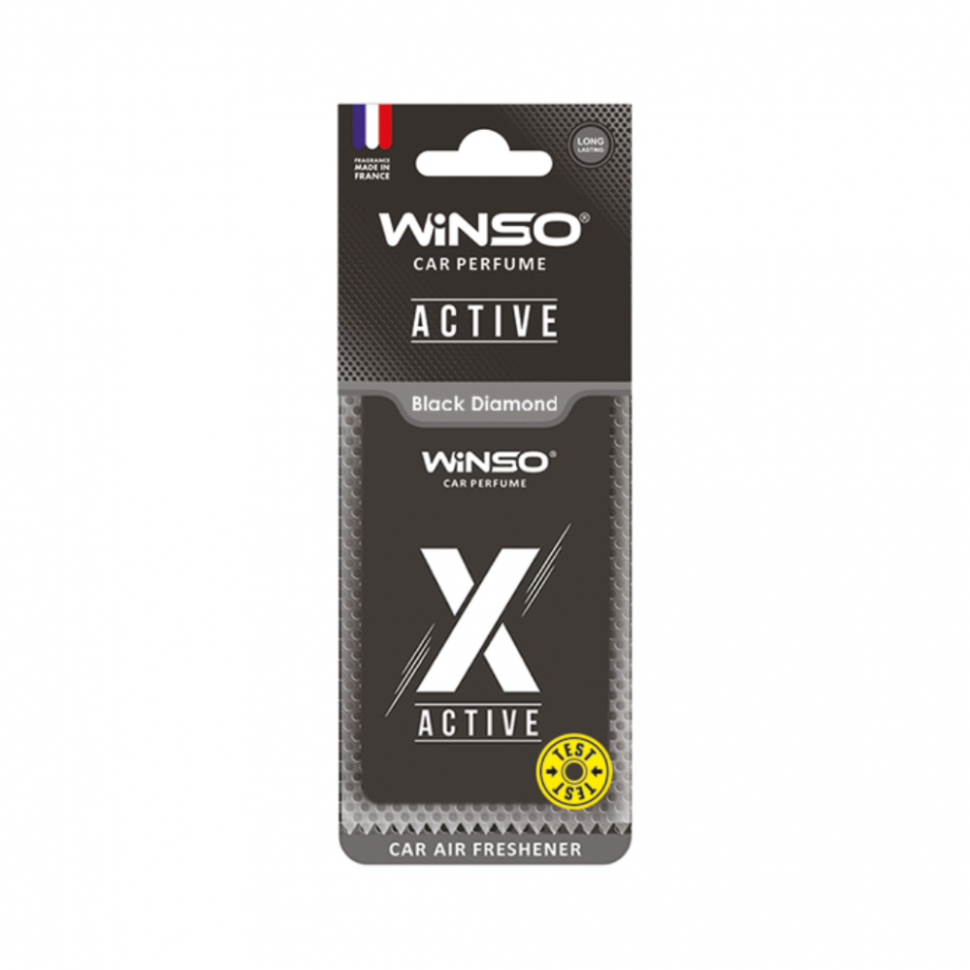 WINSO Car Air Frehener X Active Card Black Diamond 533490