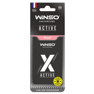 WINSO Car Air Frehener X Active Card Peach 533540