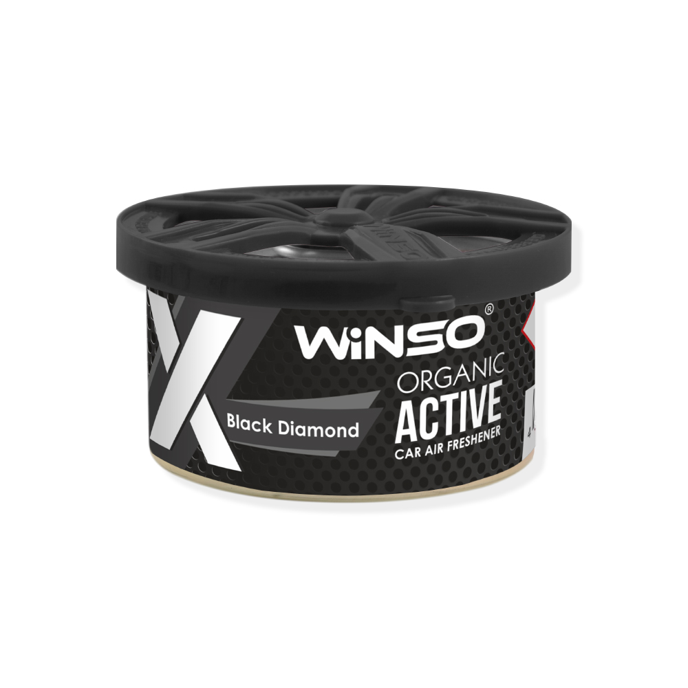 WINSO Car Air Freshener X Active Organic 40g Black Diamond 539090