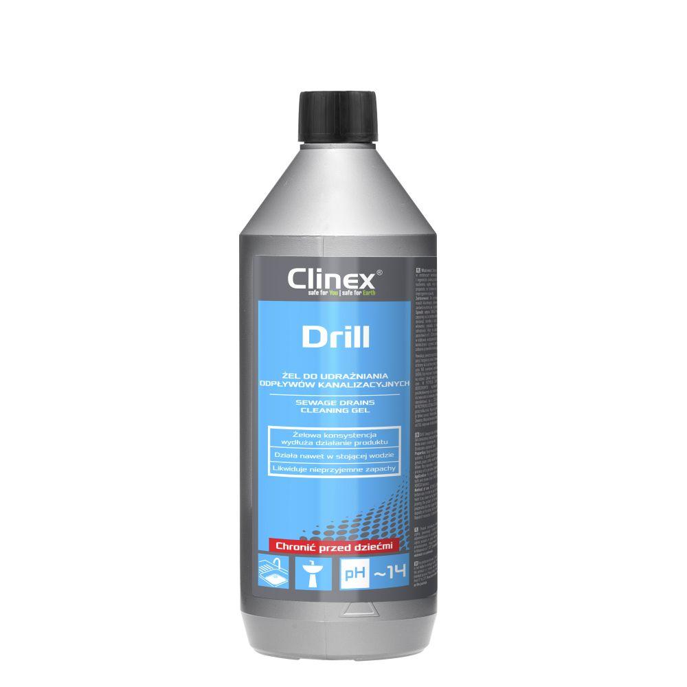 Clinex Drill 1l 77005 Gel pentru curățarea canalelor de scurgere