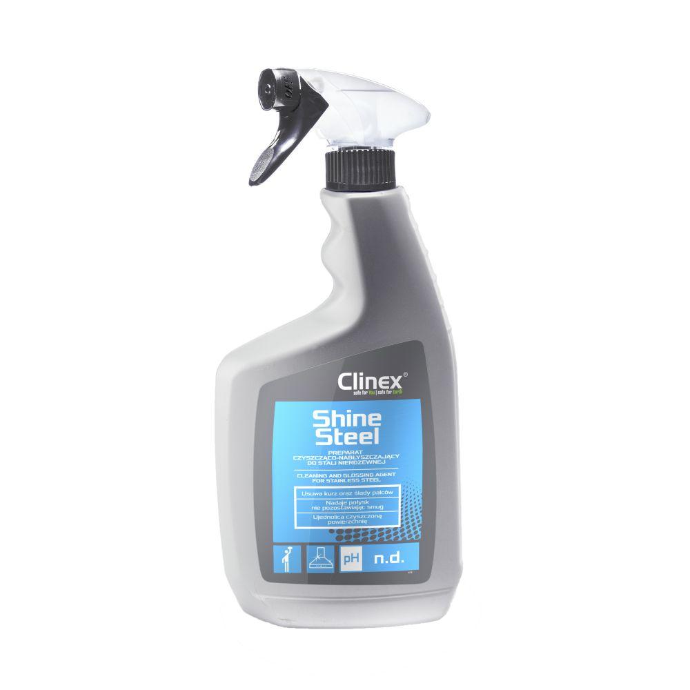 Clinex Shine Steel 650ml 77628 Preparat de curatare și luciu p/supraf, otel inoxidabil