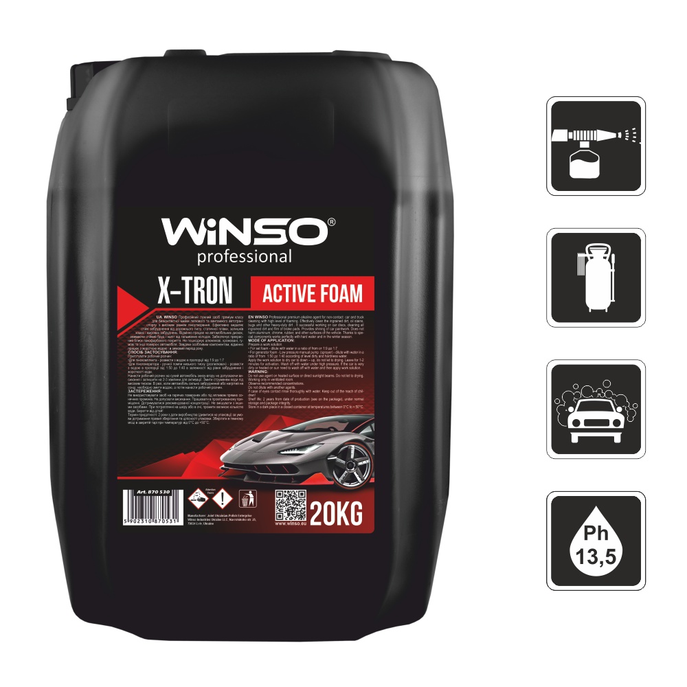 WINSO ACTIVE FOAM X-TRON 20kg 880620