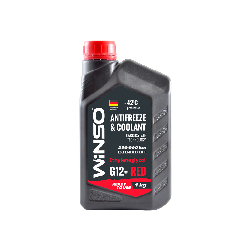 WINSO ANTIFREEZE & Coolant Red G12+ 1L 880920