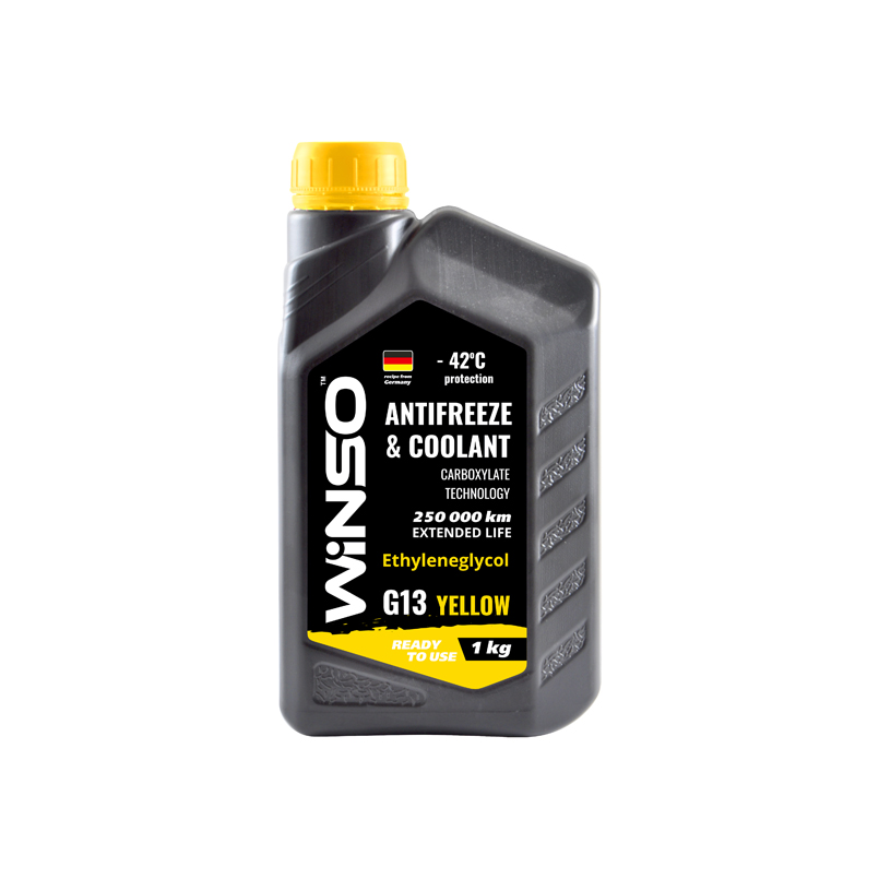 WINSO ANTIFREEZE & Coolant Yellow G13 1L 880940