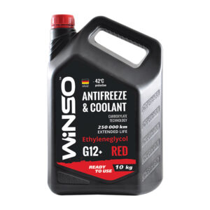 WINSO ANTIFREEZE & Coolant Red G12+ 10L 881050