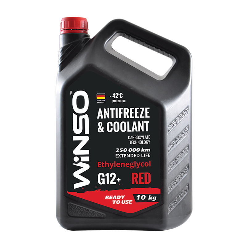 WINSO ANTIFREEZE & Coolant Red G12+ 10L 881050