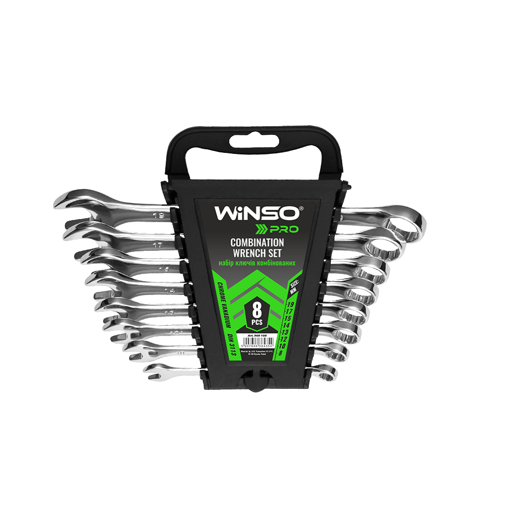 WINSO Set de chei combinate PRO 8buc (8-19mm) 900108