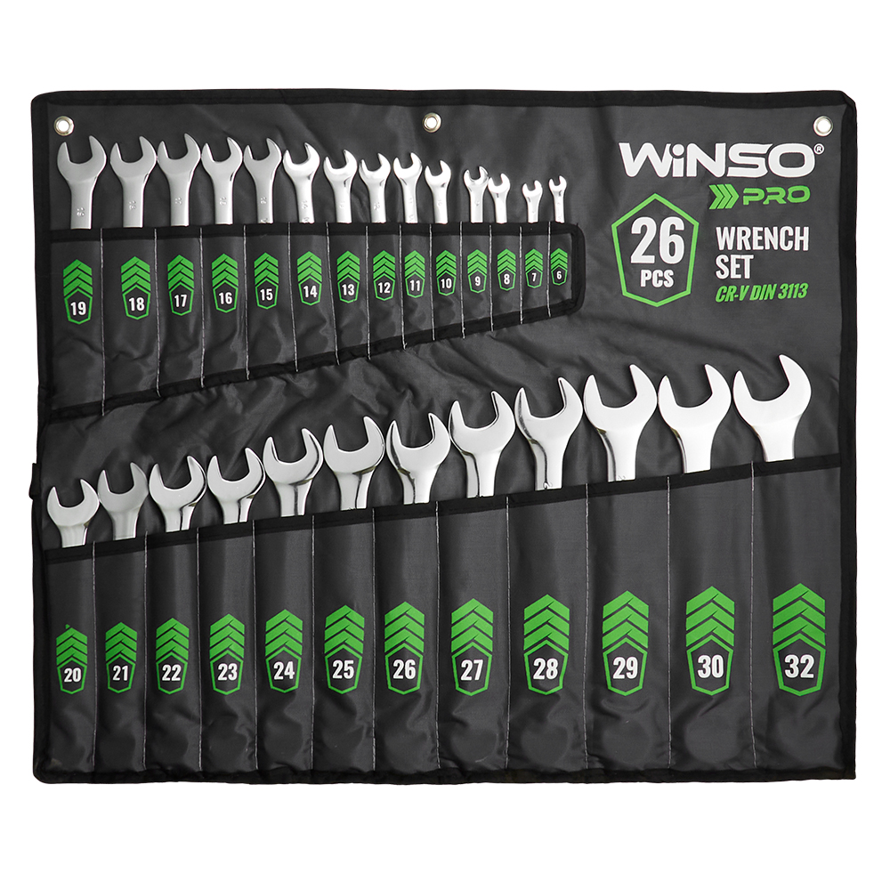 WINSO Set de chei combinate PRO 26buc (6-32mm) 900126