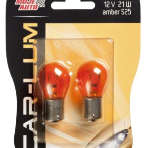 MOJE AUTO CAR-LUM LAMPA BAUI5S 21W 12V AMBER 2B  91007