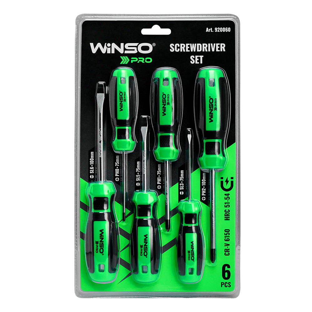 WINSO Set Surubelnite PRO set 6 buc 920060