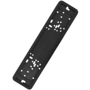 Rama p/u numar de inmatriculare Inox/Black G 56-4