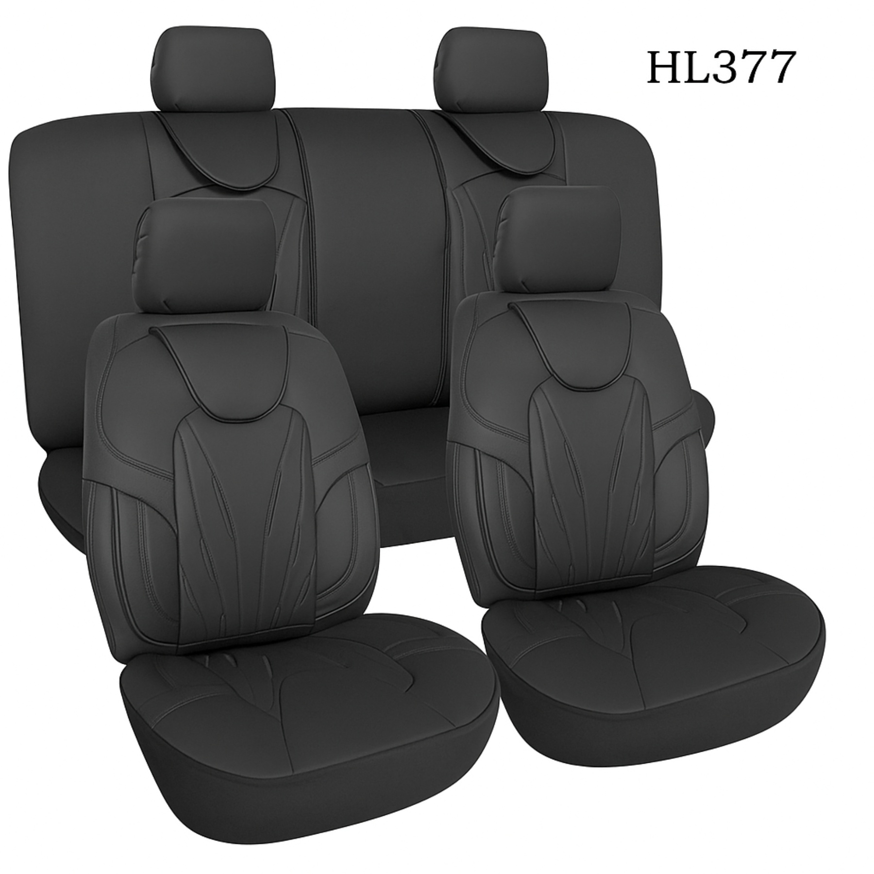 HUSA VELIUR ECO BLACK/BLACK LINE MG-16V/BB