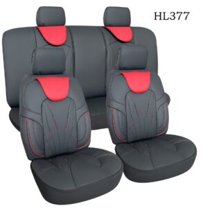 HUSA VELIUR ECO BLACK/RED LINE  MG-16V/BR