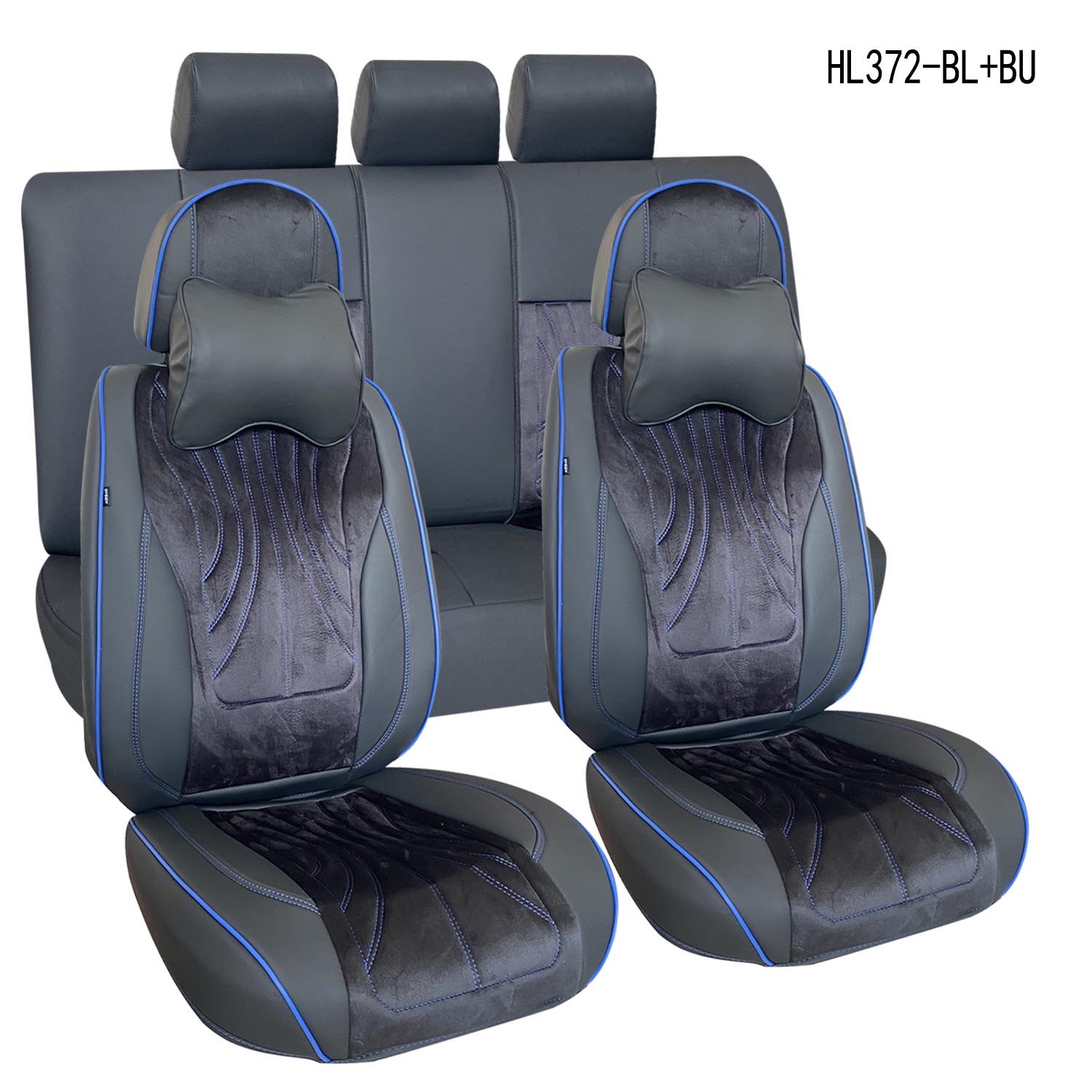 HUSA VELIUR TREND BLACK/BLUE LINE  MG-23V/BBLUE