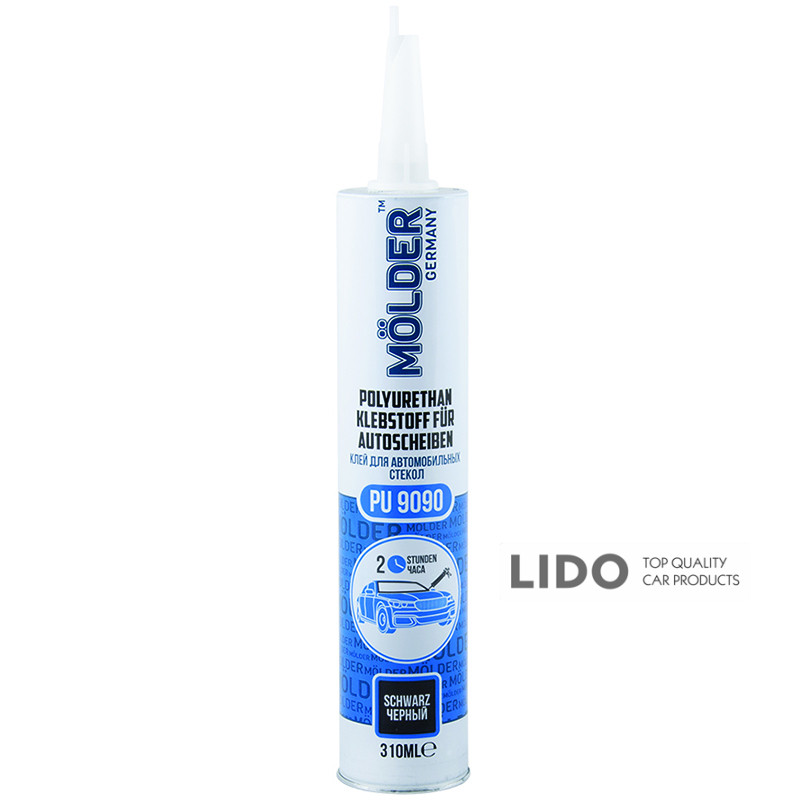 Molder Adeziv p/u sticla auto 310 ml negru PU9090