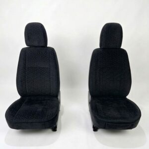 CUVERTURA ALCANTARA VELUR 2PCS NEW BLACK/BLACK Y51-6