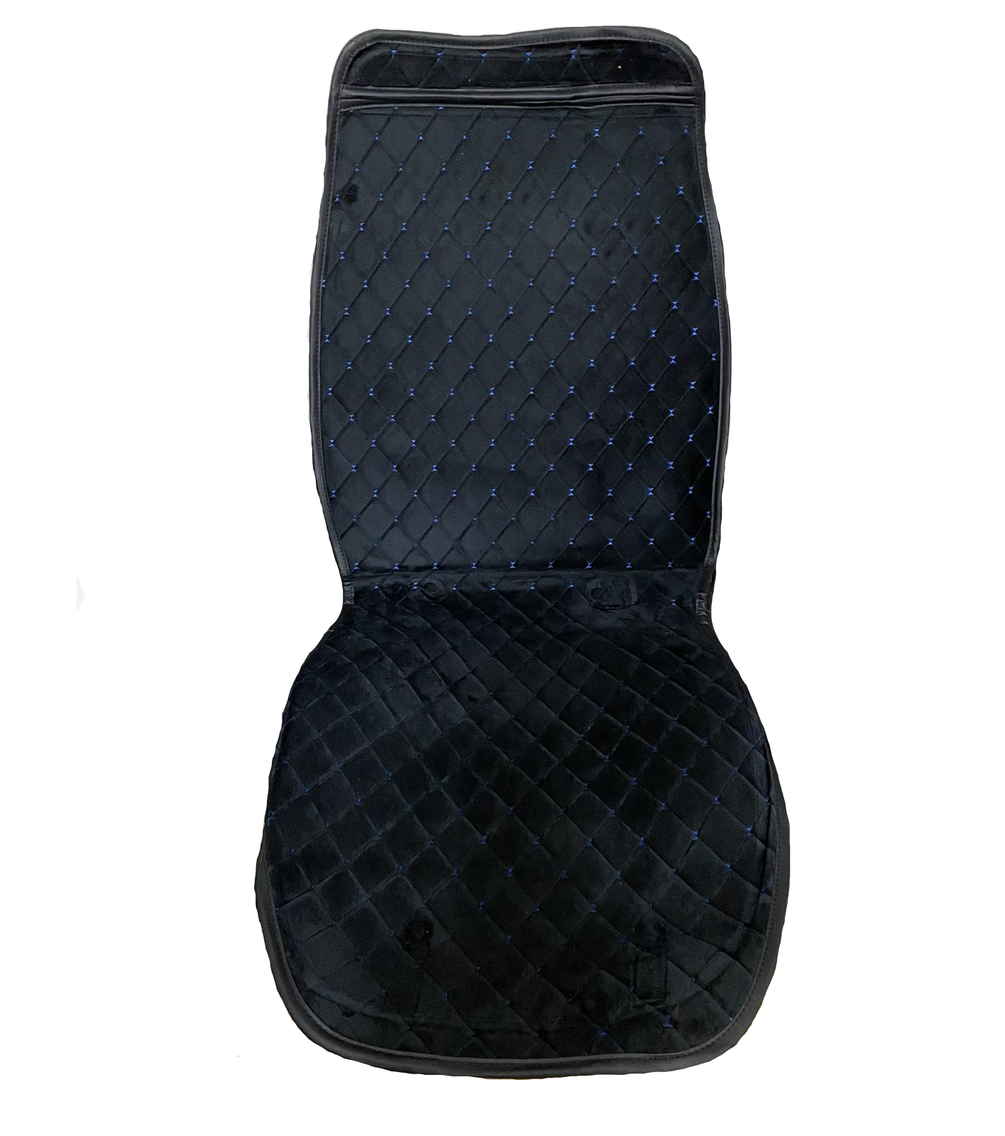 Cuvertura ALCANTARA neagra/ata albastra Y6-11